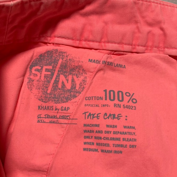 GAP Boyfriend Roll-Up Khaki Shorts Size 16 - Picture 11 of 11